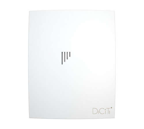 Вентилятор накладной BREEZE D100 обр.клапан Matt white DICITI