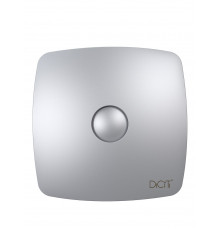 Вентилятор накладной RIO D100 обр.клапан Gray metal DICITI