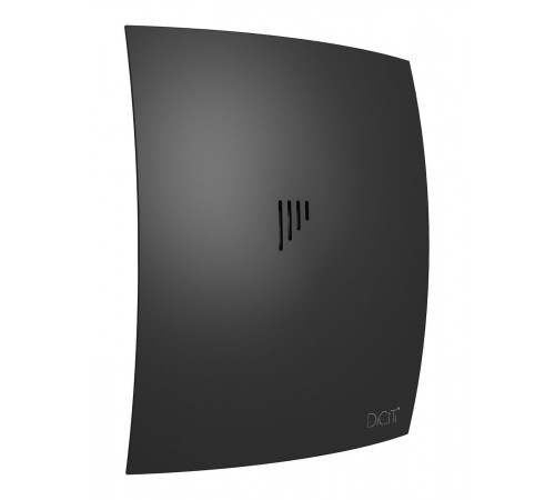 Вентилятор накладной BREEZE D100 обр.клапан Matt black DICITI