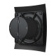 Вентилятор накладной BREEZE D100 обр.клапан Matt black DICITI
