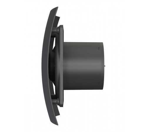 Вентилятор накладной BREEZE D100 обр.клапан Matt black DICITI