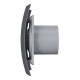 Вентилятор накладной BREEZE D100 обр.клапан Dark gray metal DICITI