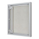 Люк ревизионный D Ceramo Optimum 500х600 скрыт.монтаж петля алюминий EVECS