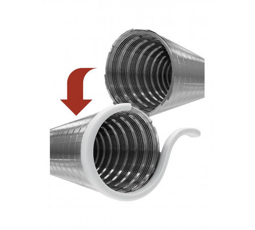 Воздуховод FD D110 спирально-навивной L1,5м нерж.сталь ERA