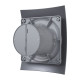 Вентилятор накладной BREEZE D100 обр.клапан Dark gray metal DICITI