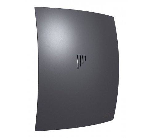 Вентилятор накладной BREEZE D100 обр.клапан Dark gray metal DICITI