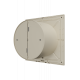 Вентилятор накладной SLIM D125 обр.клапан Ivory DICITI