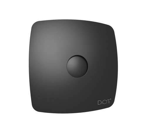 Вентилятор накладной RIO D100 обр.клапан Matt black DICITI