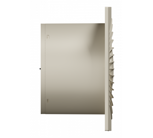 Вентилятор накладной SLIM D125 обр.клапан Ivory DICITI