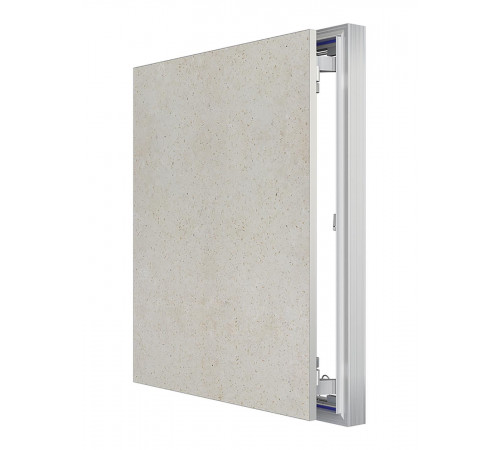 Люк ревизионный D Ceramo Optimum 500х600 скрыт.монтаж петля алюминий EVECS