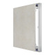 Люк ревизионный D Ceramo Optimum 500х600 скрыт.монтаж петля алюминий EVECS