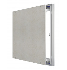 Люк ревизионный D Ceramo Optimum 600х600 скрыт.монтаж петля алюминий EVECS