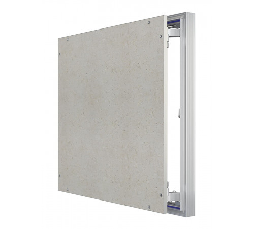 Люк ревизионный D Ceramo Optimum 600х600 скрыт.монтаж петля алюминий EVECS