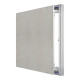 Люк ревизионный D Ceramo Optimum 600х600 скрыт.монтаж петля алюминий EVECS