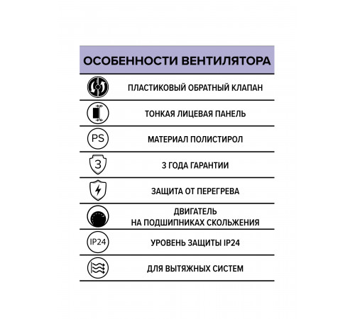 Вентилятор накладной A D125 обр.клапан AURAMAX
