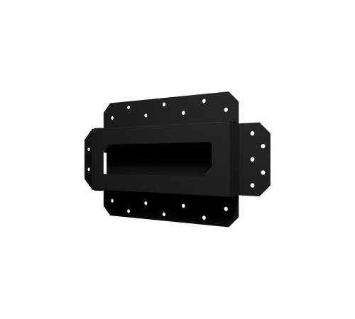 Решетка вентиляционная SGR 250x100 окраш.сталь Matt black ERA