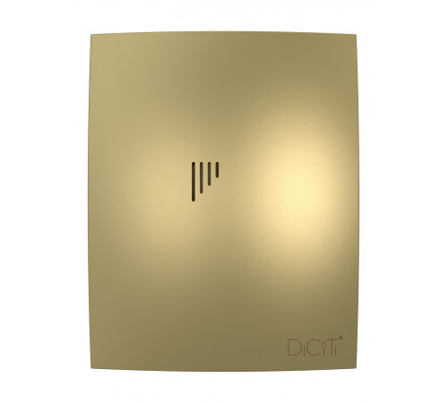 Вентилятор накладной BREEZE D100 обр.клапан Champagne DICITI