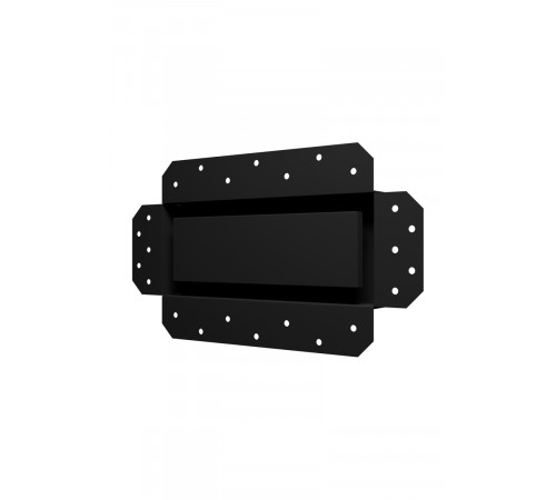 Решетка вентиляционная SGR 250x100 окраш.сталь Matt black ERA