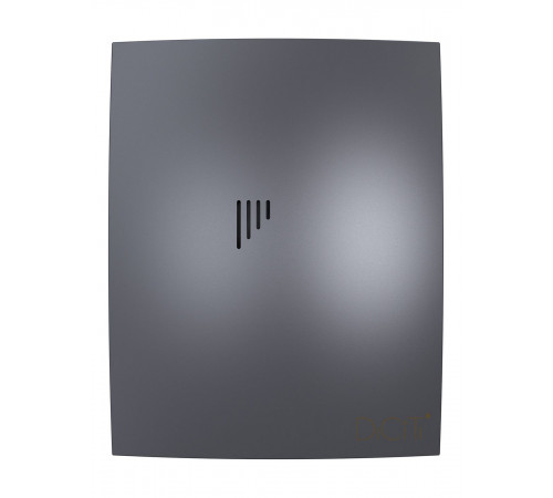 Вентилятор накладной BREEZE D100 обр.клапан Dark gray metal DICITI