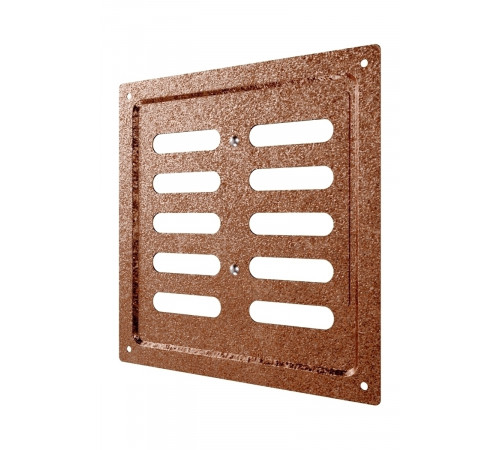 Решетка вентиляционная MER регулируемая 150x150 окраш.сталь Antique copper ERA