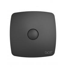 Вентилятор накладной RIO D100 обр.клапан Matt black DICITI