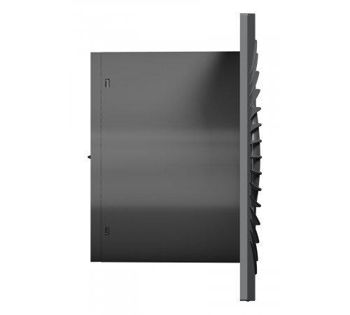 Вентилятор накладной SLIM D125 обр.клапан Gray metal DICITI