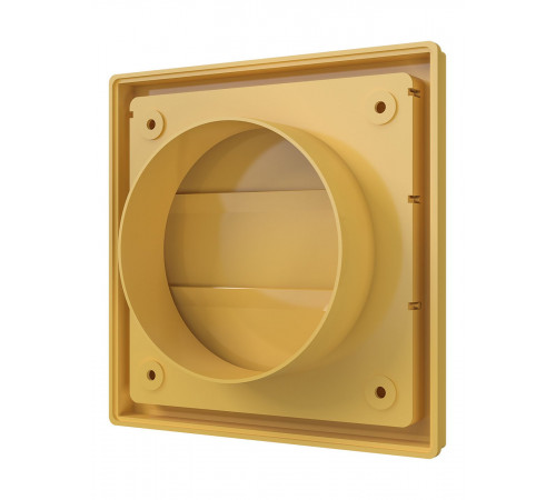 Выход стенной КФ фланец D100 жалюзи 150x150 ASA Beige ERA STREETLINE