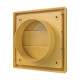 Выход стенной КФ фланец D100 жалюзи 150x150 ASA Beige ERA STREETLINE
