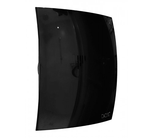 Вентилятор накладной BREEZE D100 обр.клапан Obsidian DICITI