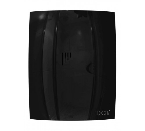 Вентилятор накладной BREEZE D100 обр.клапан Obsidian DICITI
