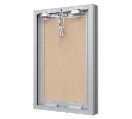 Люк ревизионный D Ceramo Base 200х300 скрыт.монтаж съемный алюминий EVECS