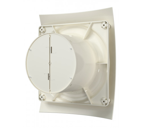 Вентилятор накладной BREEZE D125 обр.клапан Ivory DICITI