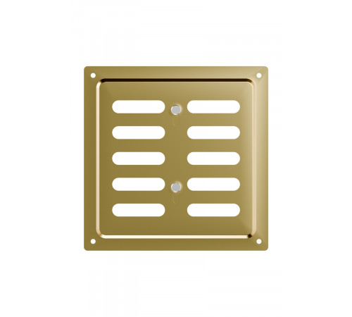 Решетка вентиляционная MER регулируемая 150x150 окраш.сталь Gold ERA