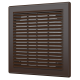 Решетка вентиляционная Р сетка разъемная 209х209 пластик Brown ERA