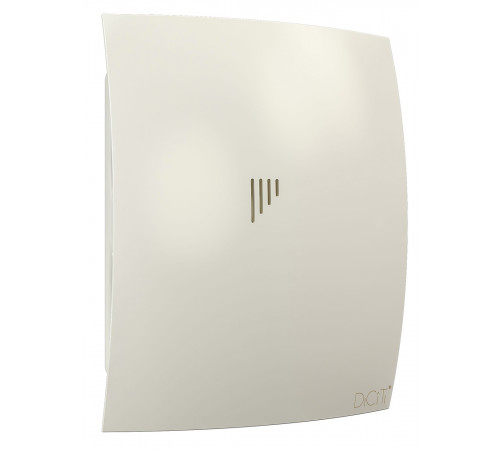 Вентилятор накладной BREEZE D125 обр.клапан Ivory DICITI