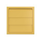 Выход стенной КФ фланец D100 жалюзи 150x150 ASA Beige ERA STREETLINE