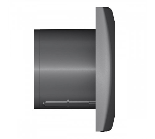 Вентилятор накладной AURA D100 обр.клапан Dark gray metal DICITI
