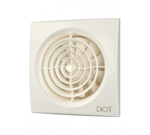 Вентилятор накладной AURA D100 обр.клапан Ivory DICITI