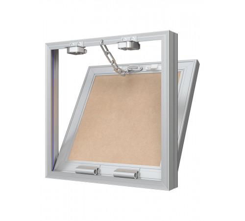 Люк ревизионный D Ceramo Base 250х250 скрыт.монтаж съемный алюминий EVECS