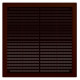 Решетка вентиляционная Р сетка разъемная 400х400 пластик Brown ERA