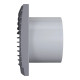 Вентилятор накладной SILENT D125 обр.клапан Dark gray metal DICITI