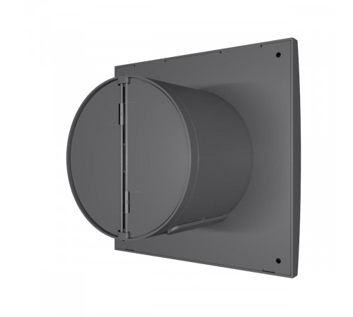 Вентилятор накладной AURA D100 обр.клапан Dark gray metal DICITI