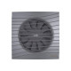 Вентилятор накладной SILENT D125 обр.клапан Dark gray metal DICITI