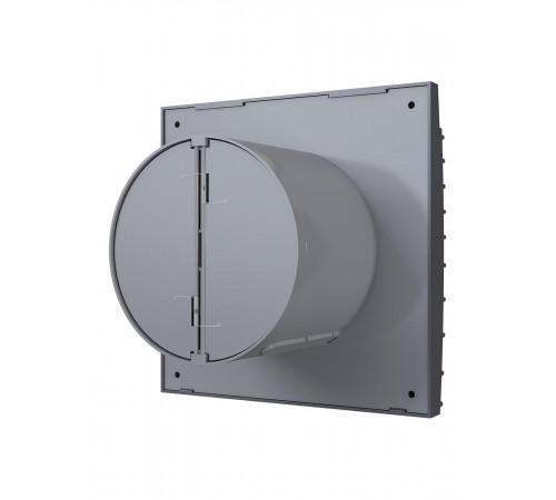 Вентилятор накладной SILENT D125 обр.клапан Dark gray metal DICITI