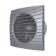 Вентилятор накладной SILENT D125 обр.клапан Dark gray metal DICITI