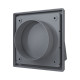 Выход стенной КФВ фланец D100 обр.клапан 150x150 ASA Gray ERA STREETLINE