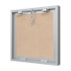 Люк ревизионный D Ceramo Base 300х300 скрыт.монтаж съемный алюминий EVECS