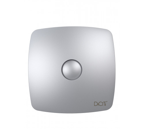 Вентилятор накладной RIO D125 обр.клапан Gray metal DICITI