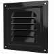 Решетка вентиляционная МЭ сетка 125х125 окраш.сталь Black ERA