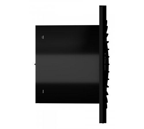 Вентилятор накладной SLIM D100 обр.клапан Obsidian DICITI